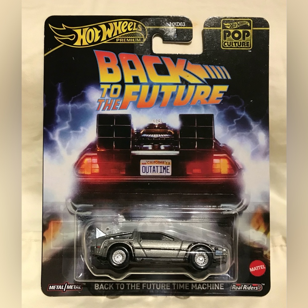 Hot Wheels Premium Pop Culture Back To The Future Time Machine
